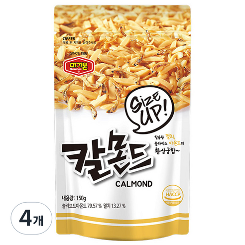 머거본 칼몬드, 150g, 4개