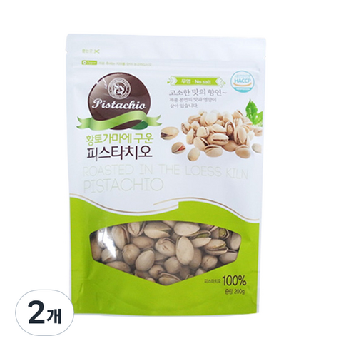 소니가 황토가마에 구운 피스타치오, 200g, 2개
