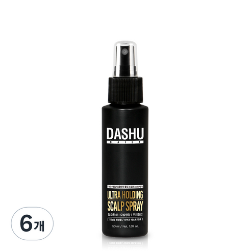 다슈 울트라 홀딩 스칼프 탈모증상완화 헤어스프레이, 50ml, 6개