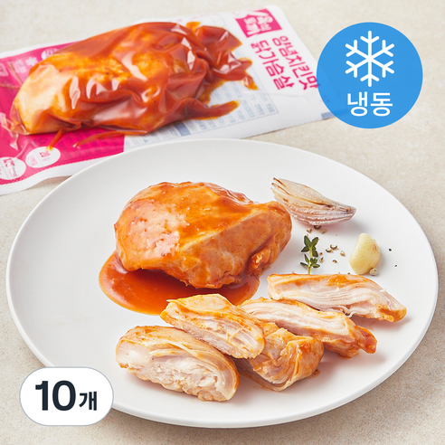 육식토끼 양념치킨맛 닭가슴살 (냉동), 100g, 1개입, 10개