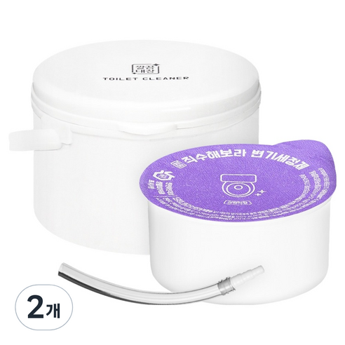 깔끔대장 직수해보라 변기세정제, 70g, 2개