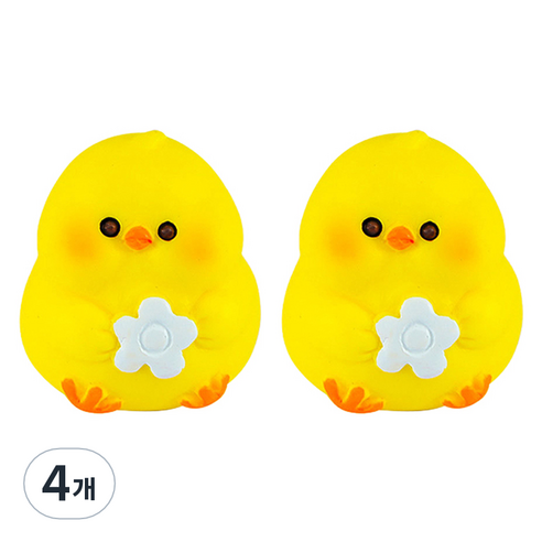 라벤티아 귀요미 병아리 장식품 타입1, 4개