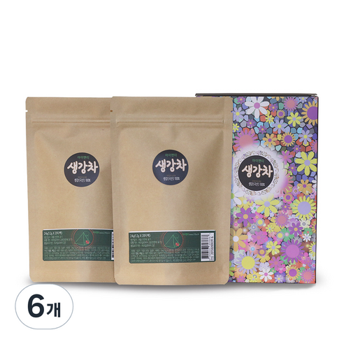 아이앤티 생강차 삼각 티백, 1.2g, 20개입, 6개