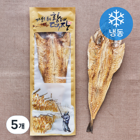 건어물학교 제수용 용대리 황태포 특대 (냉동), 5개, 100g