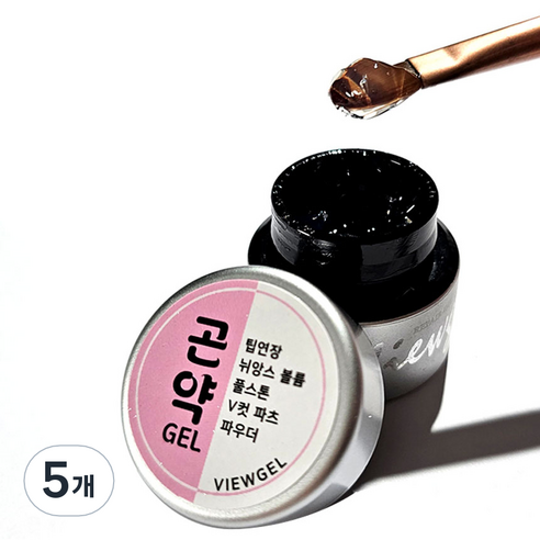 뷰젤 뉘앙스 볼륨 곤약젤, 투명, 10ml, 5개
