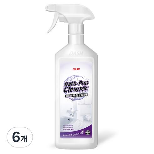 DASH 배쓰팝 욕실청소세제, 750ml, 6개