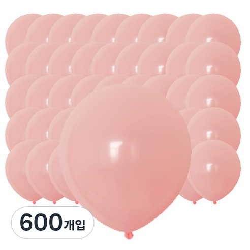 윰스 마카롱컬러 이벤트풍선, 핑크, 600개입