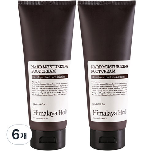 나드 고보습 각질 케어 풋크림, 100ml, 6개