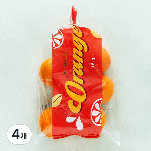 고당도 원더풀 오렌지, 4개, 1.8kg