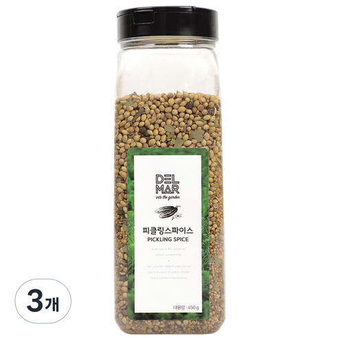 딜리셔스마켓 피클링스파이스 향신료 대형, 450g, 3개
