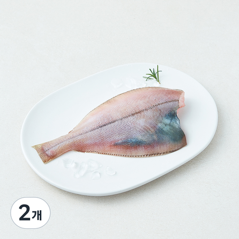 [로켓프레시] 미감어보 국내산 손질 효온처리 생물 가자미 (냉장), 2개, 180g