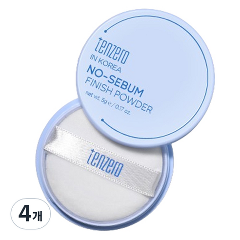 텐제로 노세범 피니쉬 파우더 5g, 4개, 혼합색상
