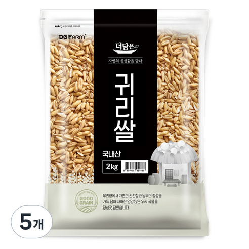 더담은 국내산 귀리쌀, 2kg, 5개