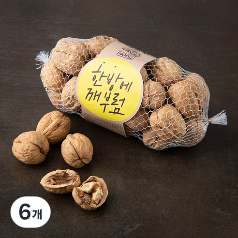 아산율림 한방에 깨부럼 호두, 400g, 6개