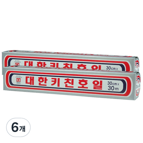 대한웰빙은박 대한키친호일, 30m, 6개
