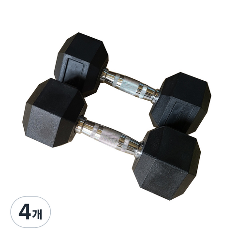 대한스포츠 PEV 육각 아령, 2kg, 4개