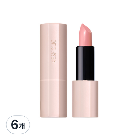 한국화장품 키스홀릭 인텐스 립스틱, PK03 듀이 핑크, 3.7g, 6개