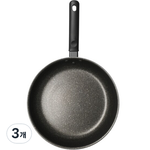 니토리 IH 인덕션 소프트 그립 마블 코팅 프라이팬, 26cm, 3개