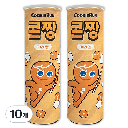 쿠키런 콘짱 캬라멜, 80g, 10개