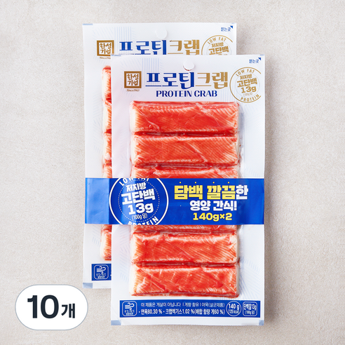 한성기업 프로틴 크랩, 140g, 10개