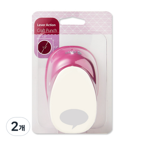포코스 모양펀치 R-36, 말풍선, 2개