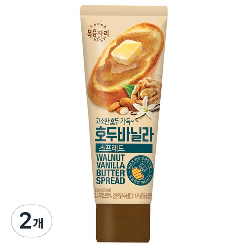 복음자리 호두바닐라 스프레드, 130g, 2개