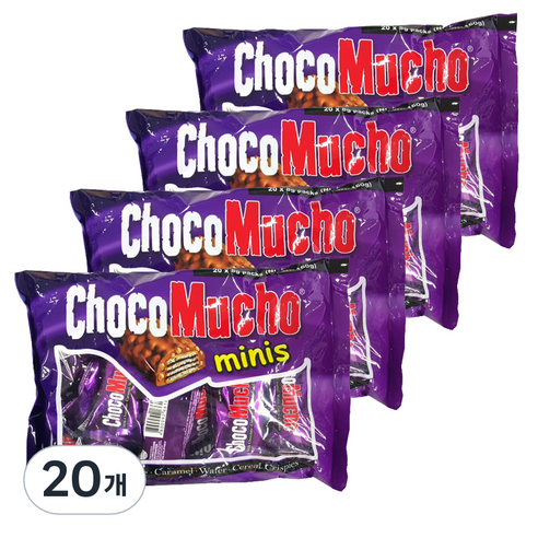 초코무초 미니 초코바, 160g, 20개