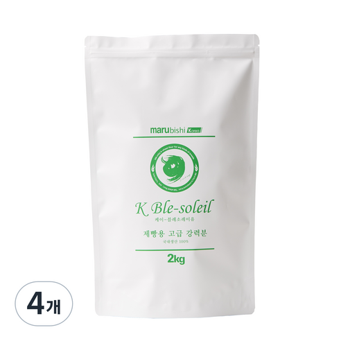 K 블레소레이유 제빵용 고급 강력분, 2kg, 4개