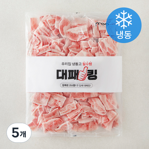 대패킹 진짜 정삼겹 옛날냉삼 (냉동), 2kg, 5개