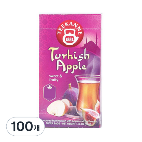 티칸네 터키쉬 애플 차, 2.5g, 100개
