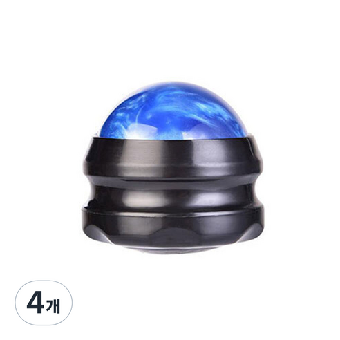 딕스포츠 블랙 마사지볼, 4개, 블루