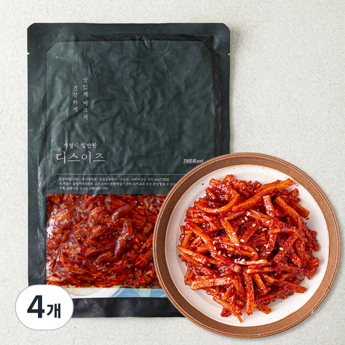 디스이즈 매콤어채조림, 500g, 4개