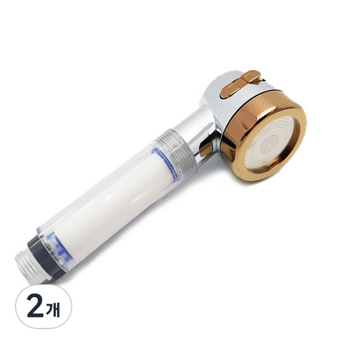 PlusBrand 티타늄 수압상승 필터 주방 샤워헤드, 2개