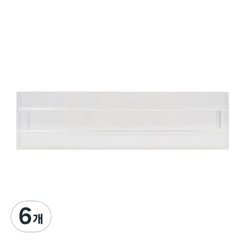 간편한 서랍 칸 분리대, 6개, 화이트