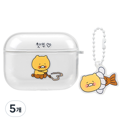 카카오프렌즈 대충만든 춘식이 케이스, 핫뚜, 5개, 에어팟 프로3