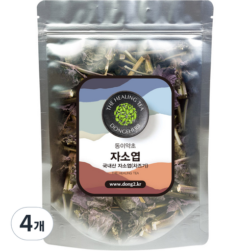 동이약초 국내산 자소엽 차즈기, 150g, 4개