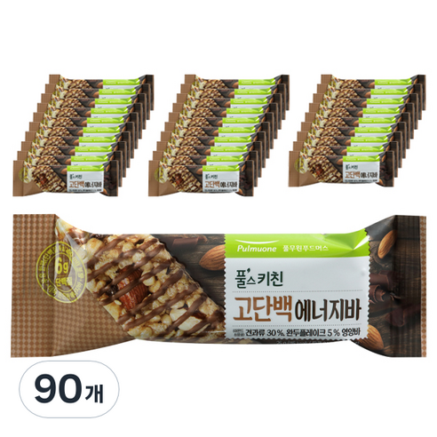 풀무원 풀스키친 고단백 에너지바, 90개, 25g