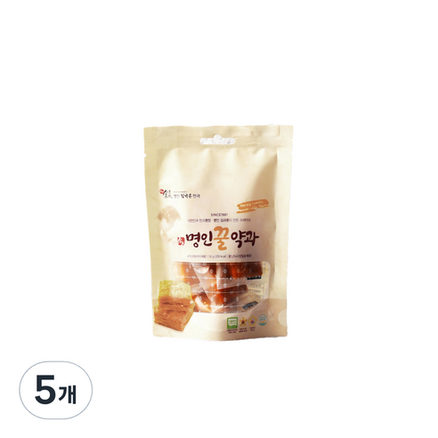 명인 김규흔한과 페스츄리형 명인꿀약과, 50g, 5개