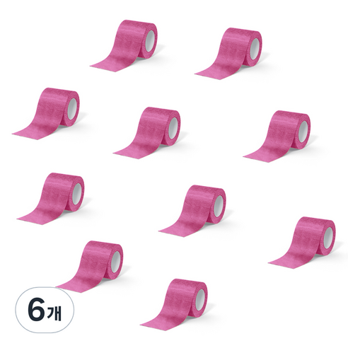 데이바이데이 바른생활이야기 밴드 5cm x 4.5m 핑크, 6개, 10개입