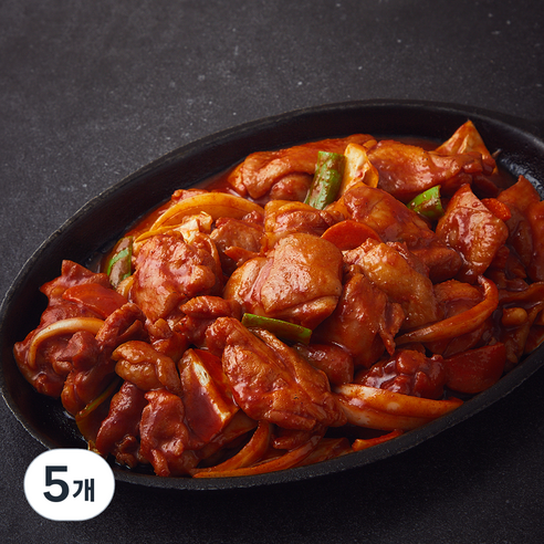 참프레 동물복지 인증 춘천식 닭갈비, 500g, 5개