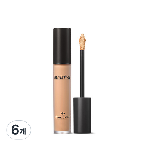 이니스프리 마이 컨실러 다크서클 커버 7g, 피치 베이지, 6개