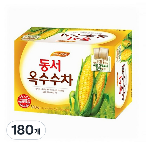 동서 옥수수차 티백, 10g, 30개입, 6개