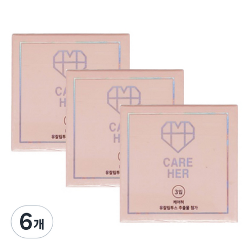 케어허 콘돔, 3개입, 6개