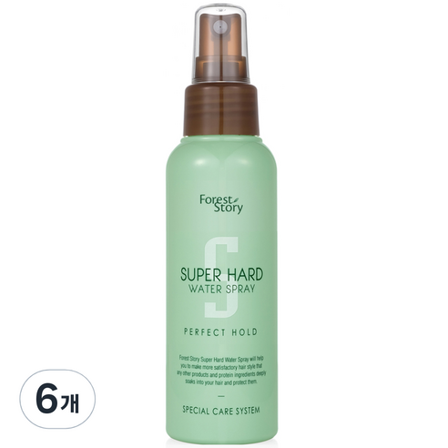 포레스트스토리 슈퍼 하드 워터 스프레이, 100ml, 6개