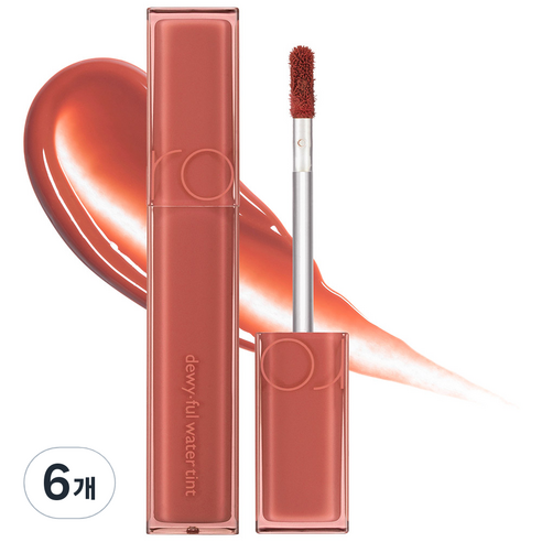 롬앤 듀이풀 워터 틴트 5g, 02 솔티 피치, 6개