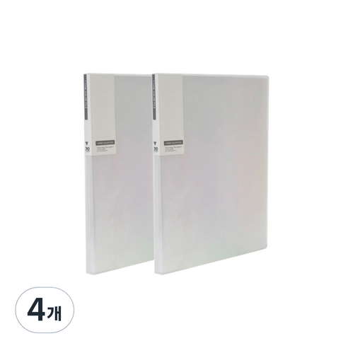 희망화일 아이콘 칼라 화일 30P 내지 고정형, 흰색, 4개