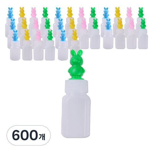 PE 불투명 말랑이 긴마개 토끼 투약병 랜덤발송 20ml, 600개
