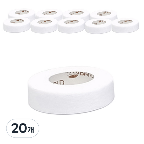 밴드골드 밴드포어 부직포반창고 흰색, 1개, 20개