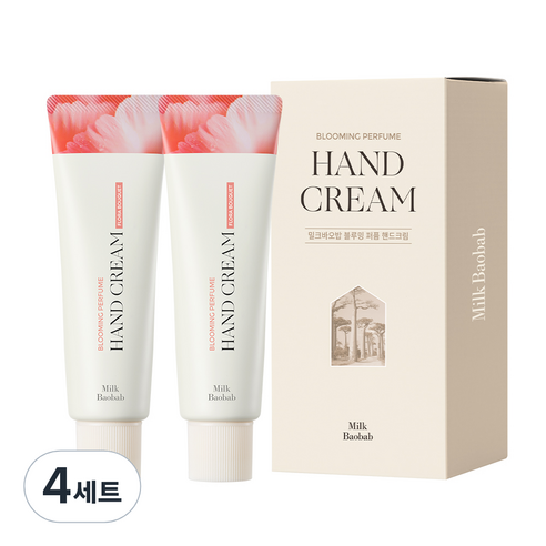 밀크바오밥 블루밍 퍼퓸 핸드크림 플로라부케 50g x 2p, 4세트