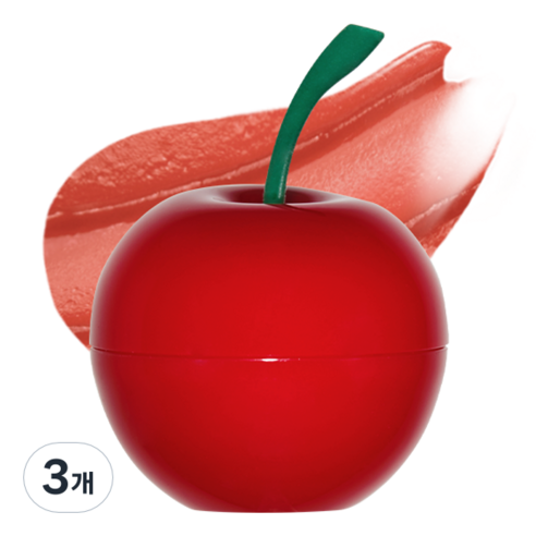 토니모리 미니 과일 립밤, 체리, 7g, 3개